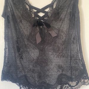 Victoria secret lace teddy bodysuit size XL